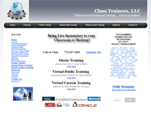 Tablet Screenshot of classtrainers.com